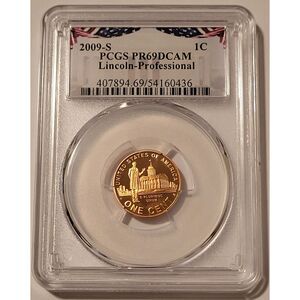 2009 S Lincoln Bicentennial Cent Professional Proof PR69 DCAM Bunting Label